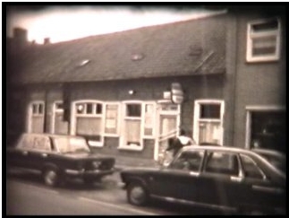 Een beeldopname uit de film over Reusel in 1968
